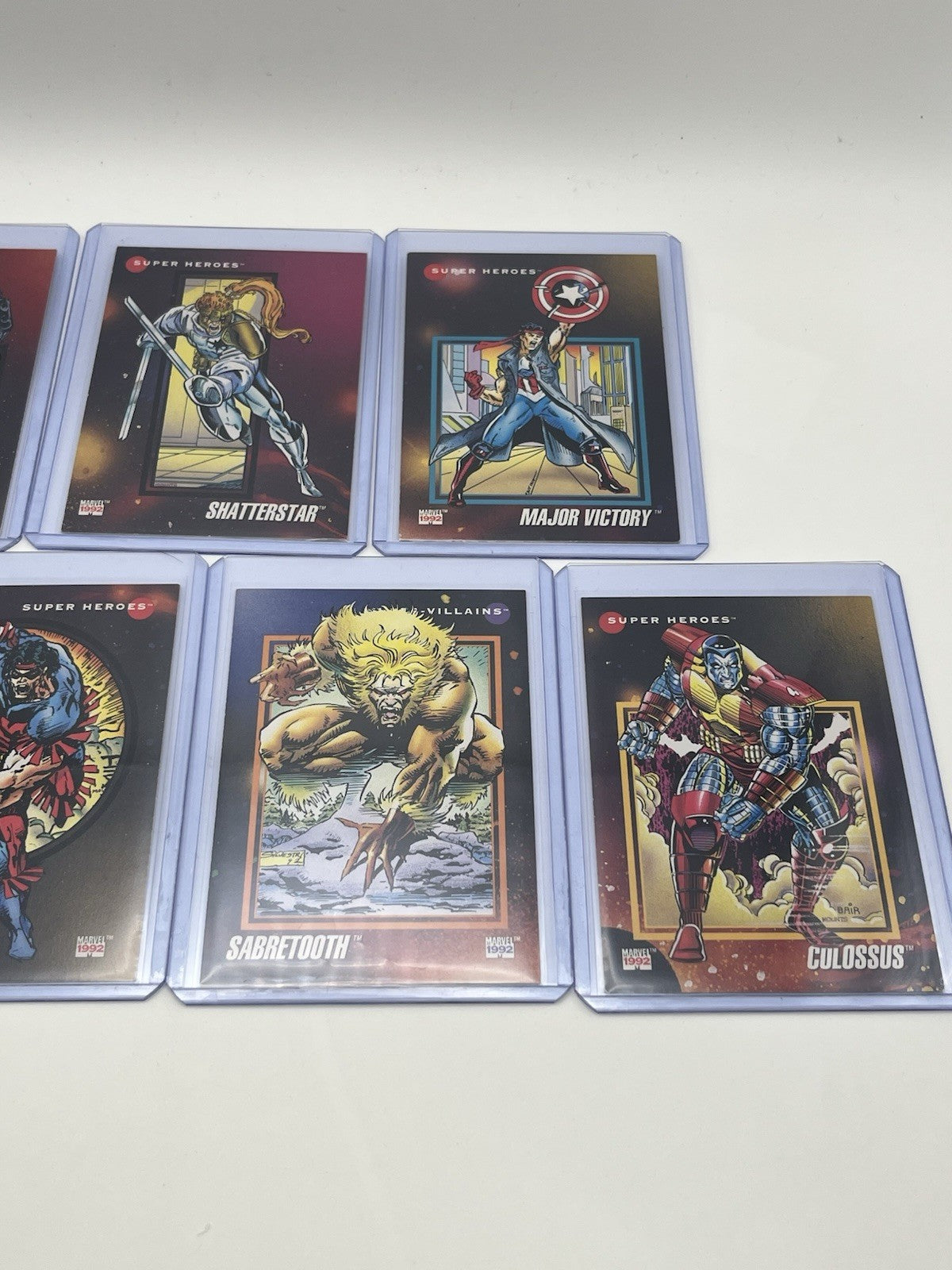 1992 Marvel Trading Card Lot (10)
