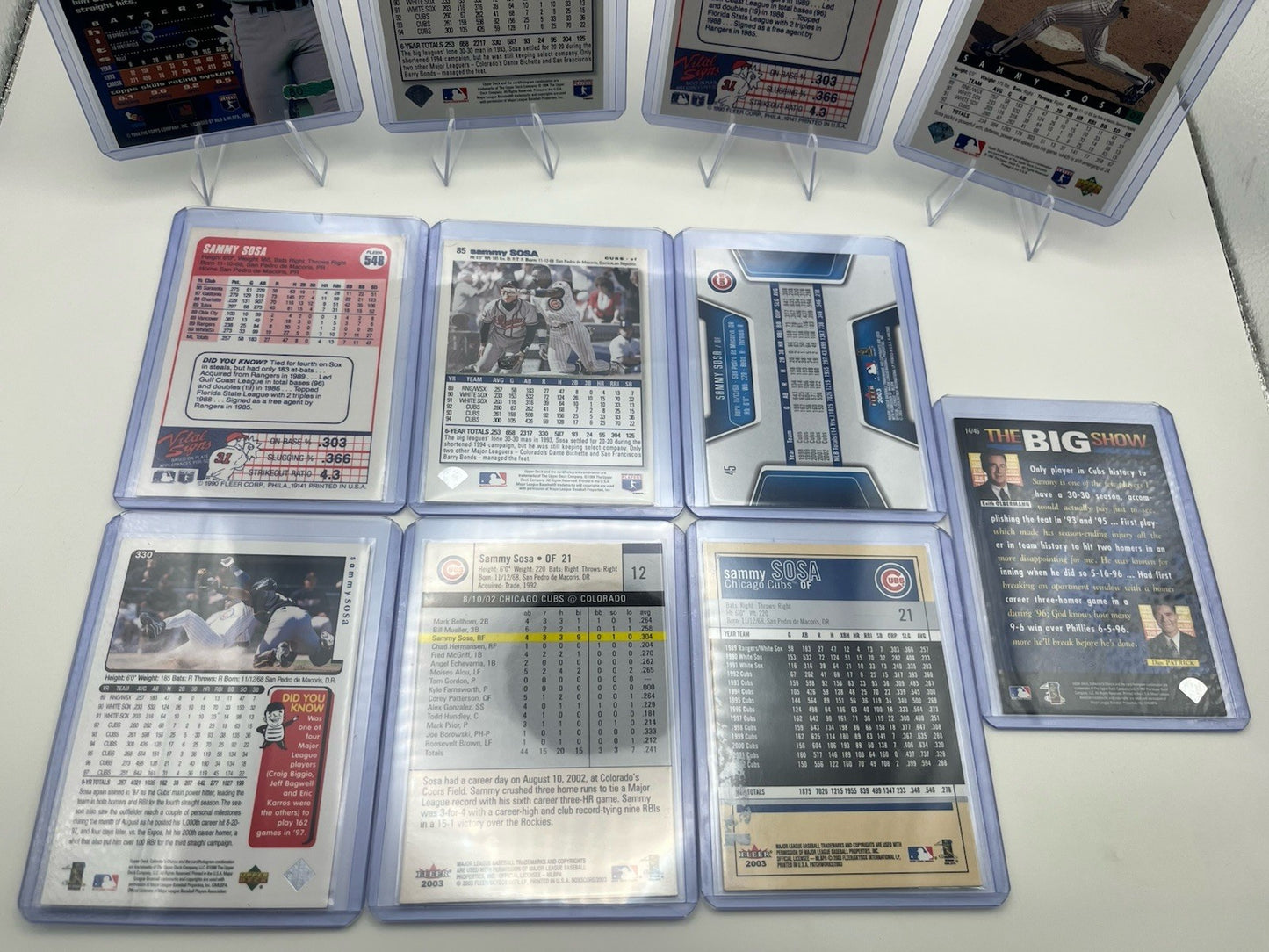 Sammy Sosa Baseball Card Lot (22)