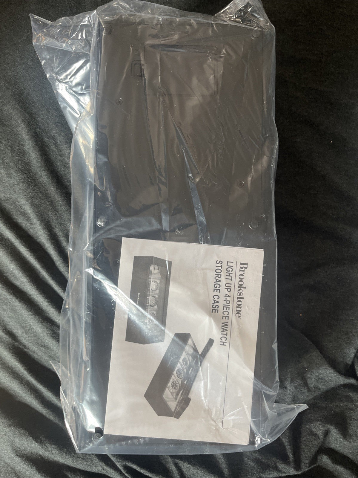 Brookstone Light Up 4-Piece Watch Storage Case