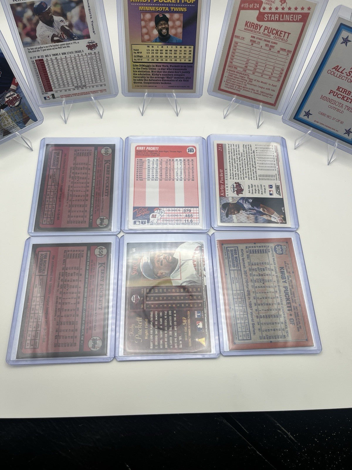 Kirby Puckett Baseball Card Lot (11)