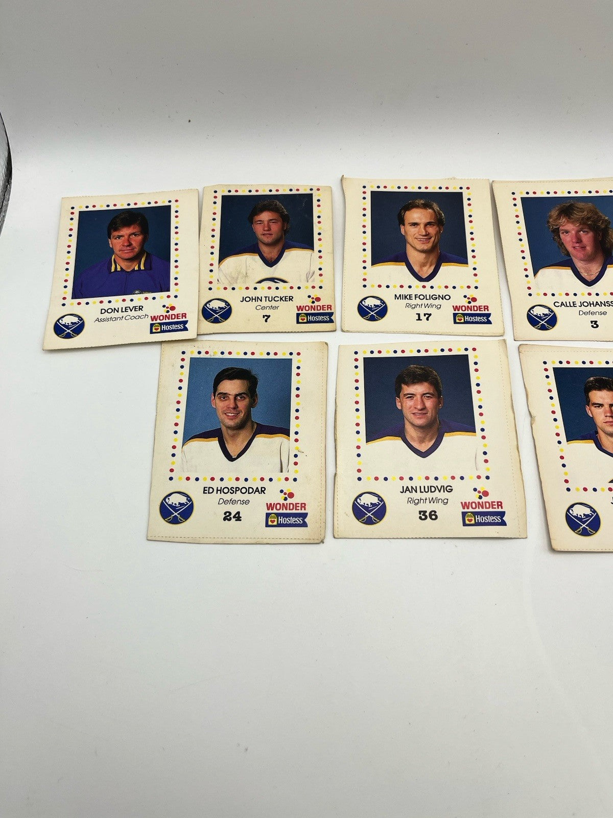 1987-88 Hostess / Wonder Bread NHL Hockey/ Buffalo Sabers Card Lot (29)