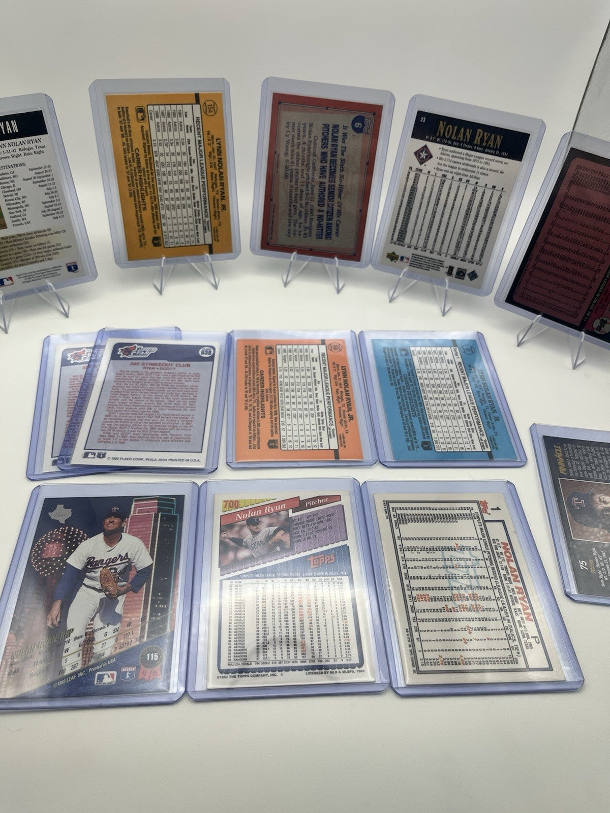 Nolan Ryan Baseball Card Lot (24)