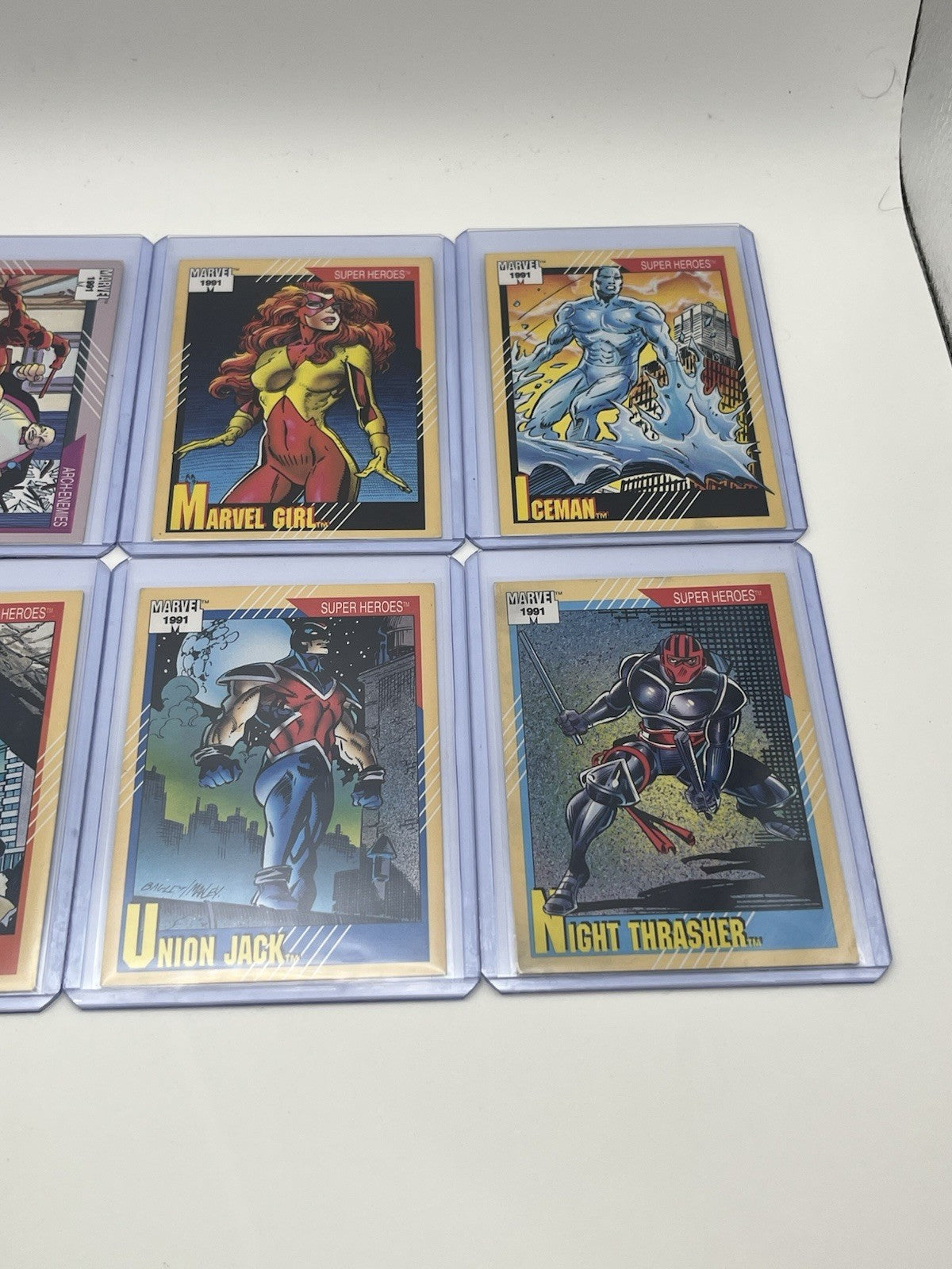 1991 Marvel Trading Card Lot (11)