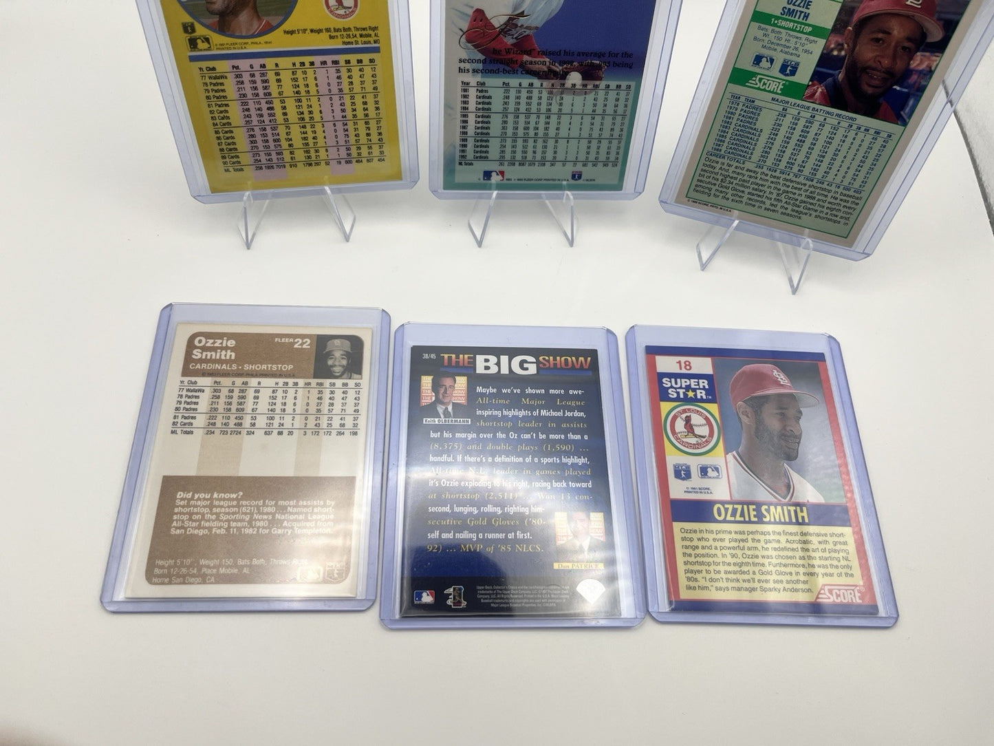 Ozzie Smith Baseball Card Lot (15)