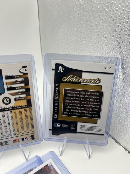 Ricky Henderson Baseball Card Lot (14)