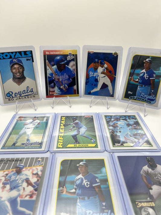 Bo Jackson Baseball Card Lot (10)