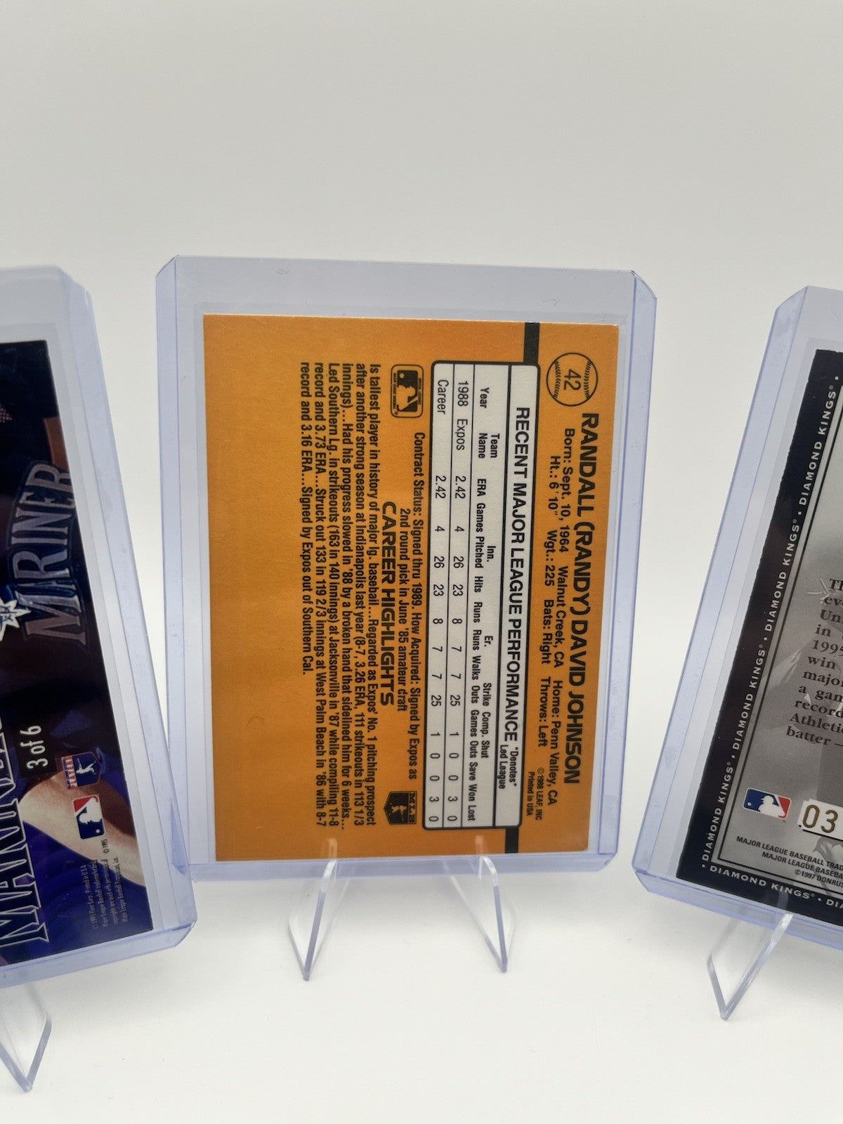 Randy Johnson Baseball Card Lot (18)