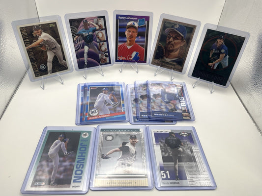 Randy Johnson Baseball Card Lot (18)