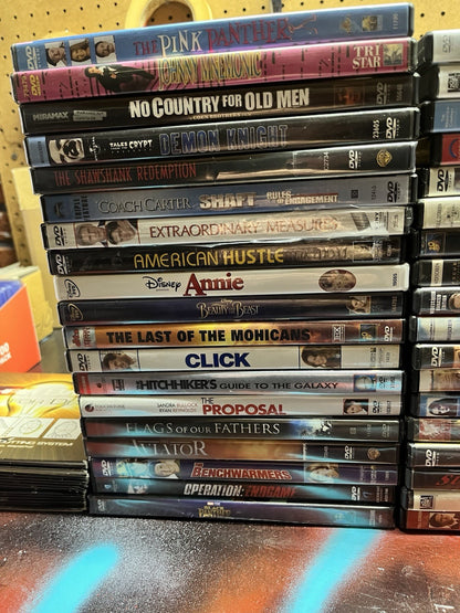 DVD Movies And Blue ray DVD Lot (58)