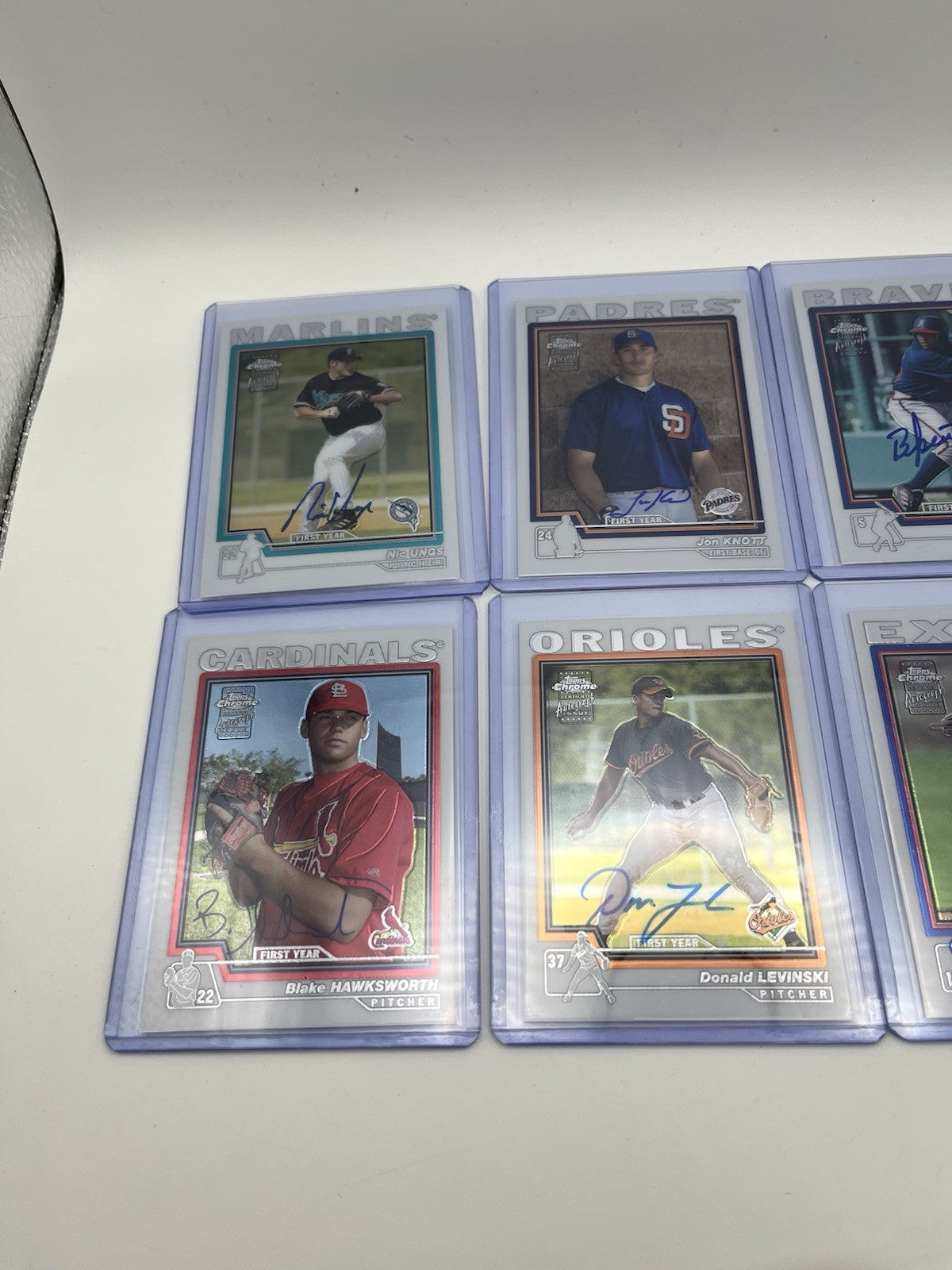 2004 TOPPS Chrome Baseball Card Lot (37)