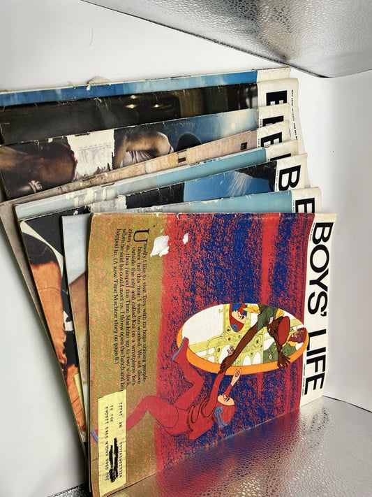 Vintage Boys Life Magazine Lot (8)