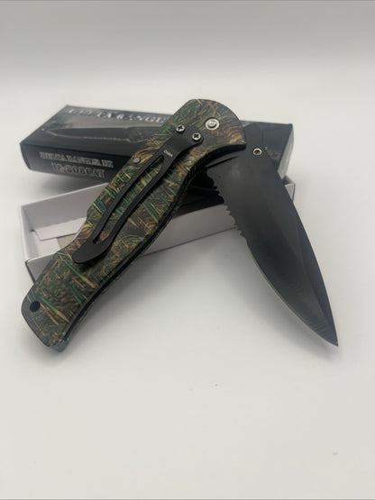 FROST CUTLERY DELTA RANGER III FOLDING KNIFE 18-808CAT