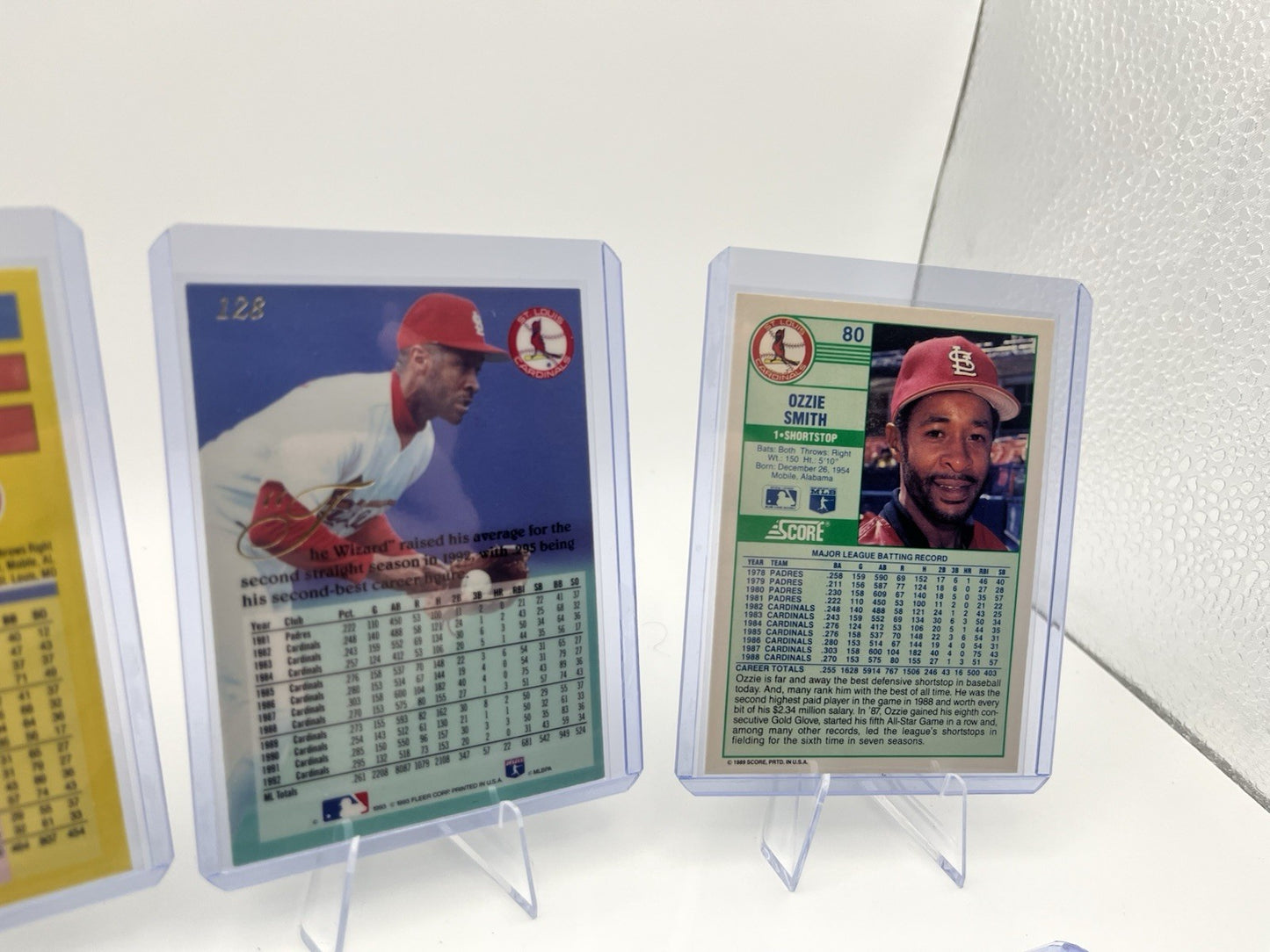 Ozzie Smith Baseball Card Lot (15)