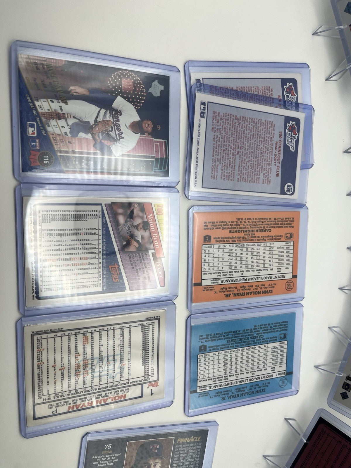 Nolan Ryan Baseball Card Lot (24)