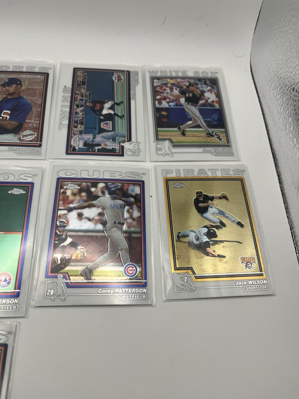 2004 TOPPS Chrome Baseball Card Lot (37)