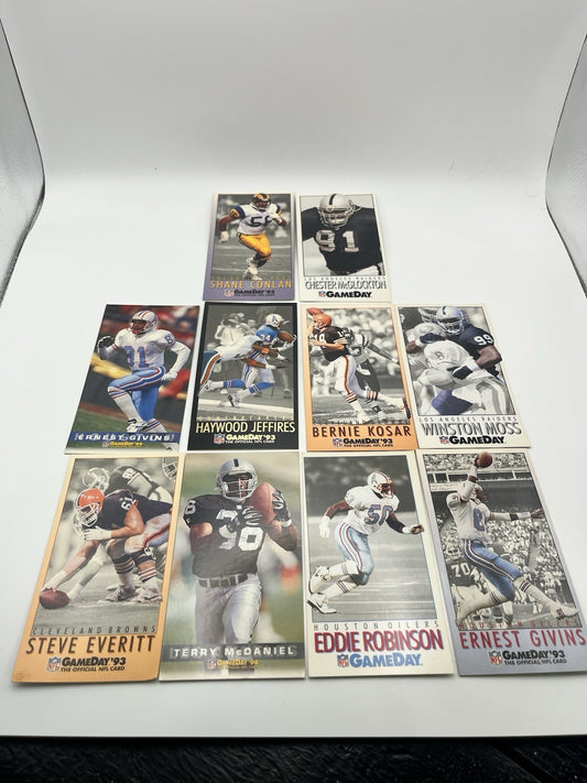 1993 NFL Game Day Card Lot (10)