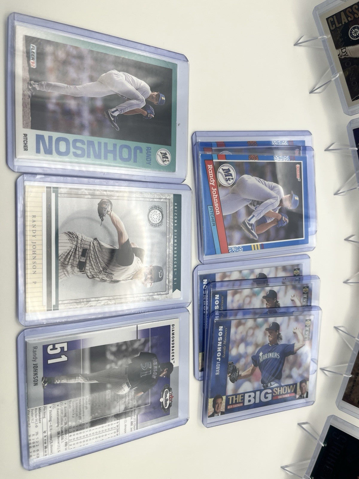 Randy Johnson Baseball Card Lot (18)