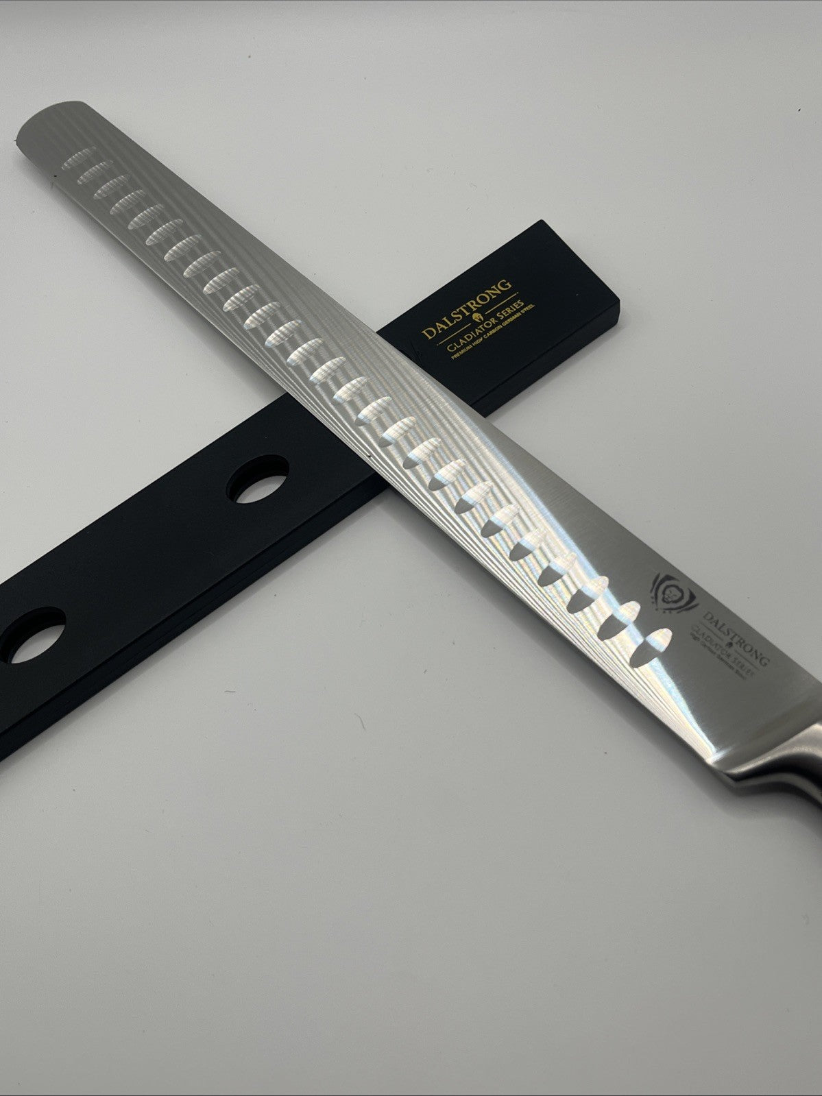 Razor Sharp 12-Inch Granton Edge Meat Carving Knife - NSF Certified Luxury Gift