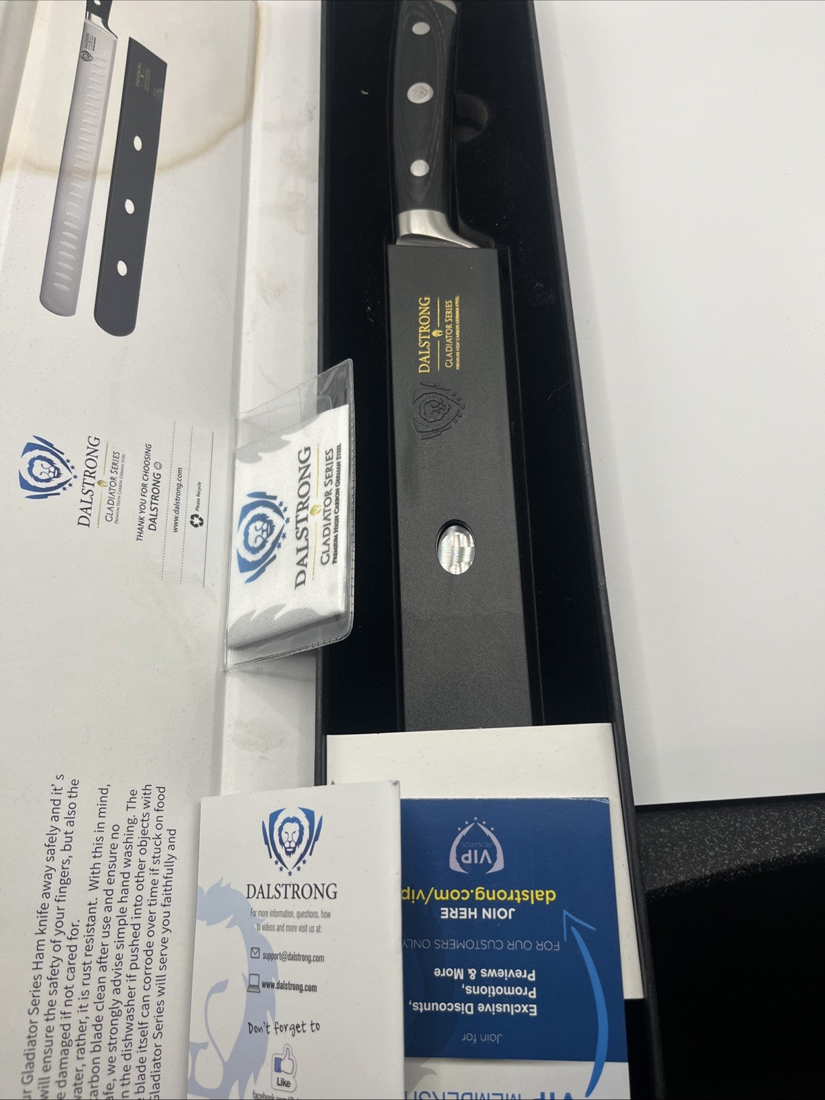 Razor Sharp 12-Inch Granton Edge Meat Carving Knife - NSF Certified Luxury Gift