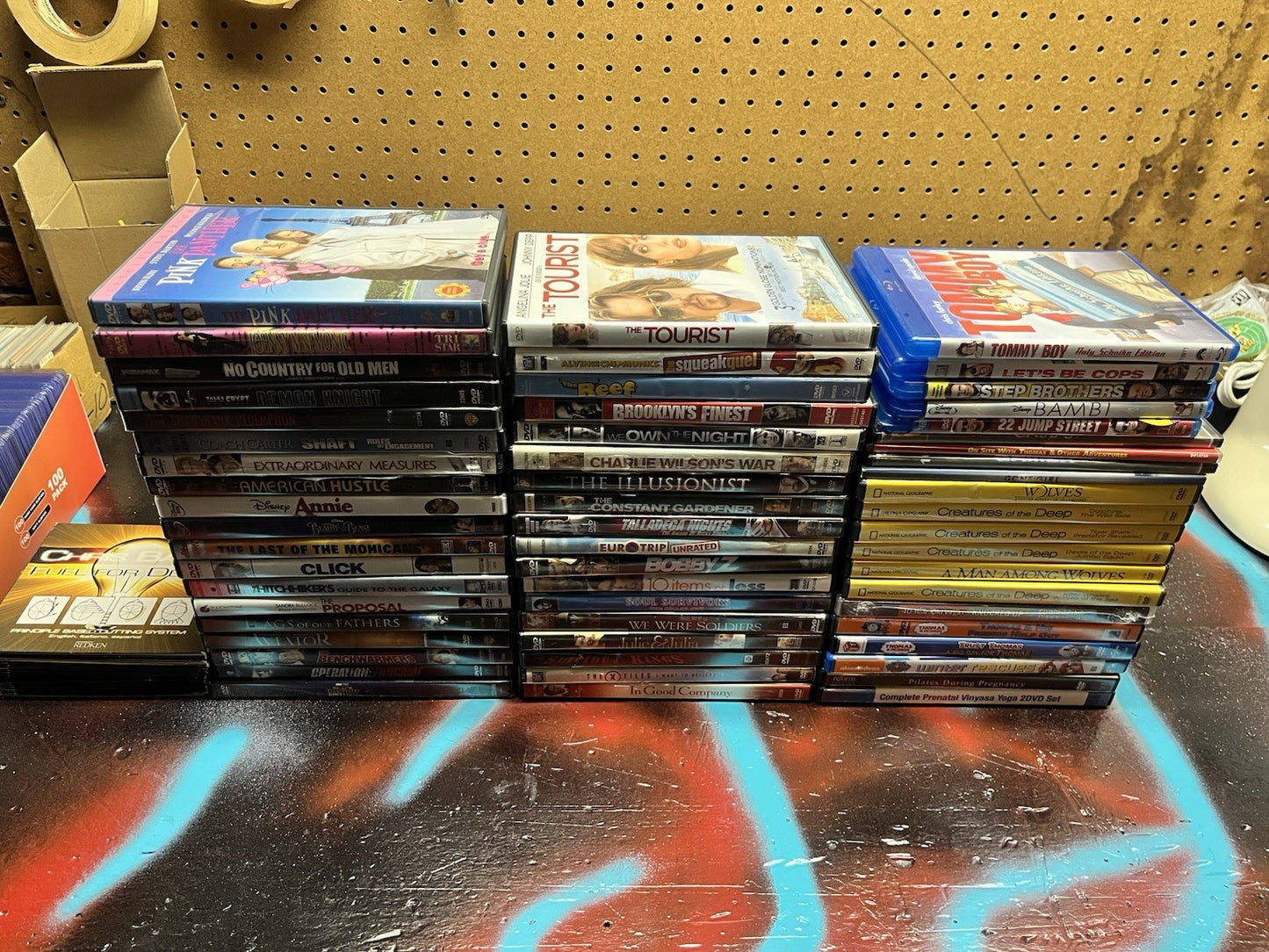 DVD Movies And Blue ray DVD Lot (58)