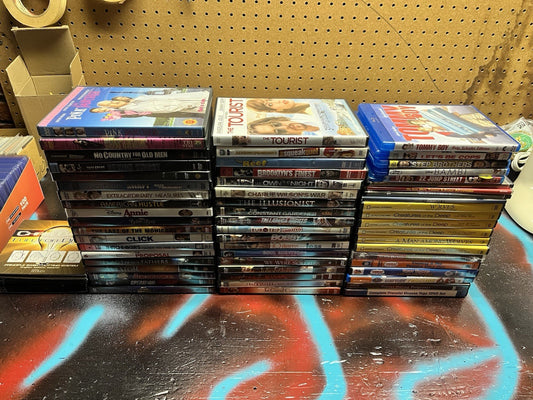 DVD Movies And Blue ray DVD Lot (58)