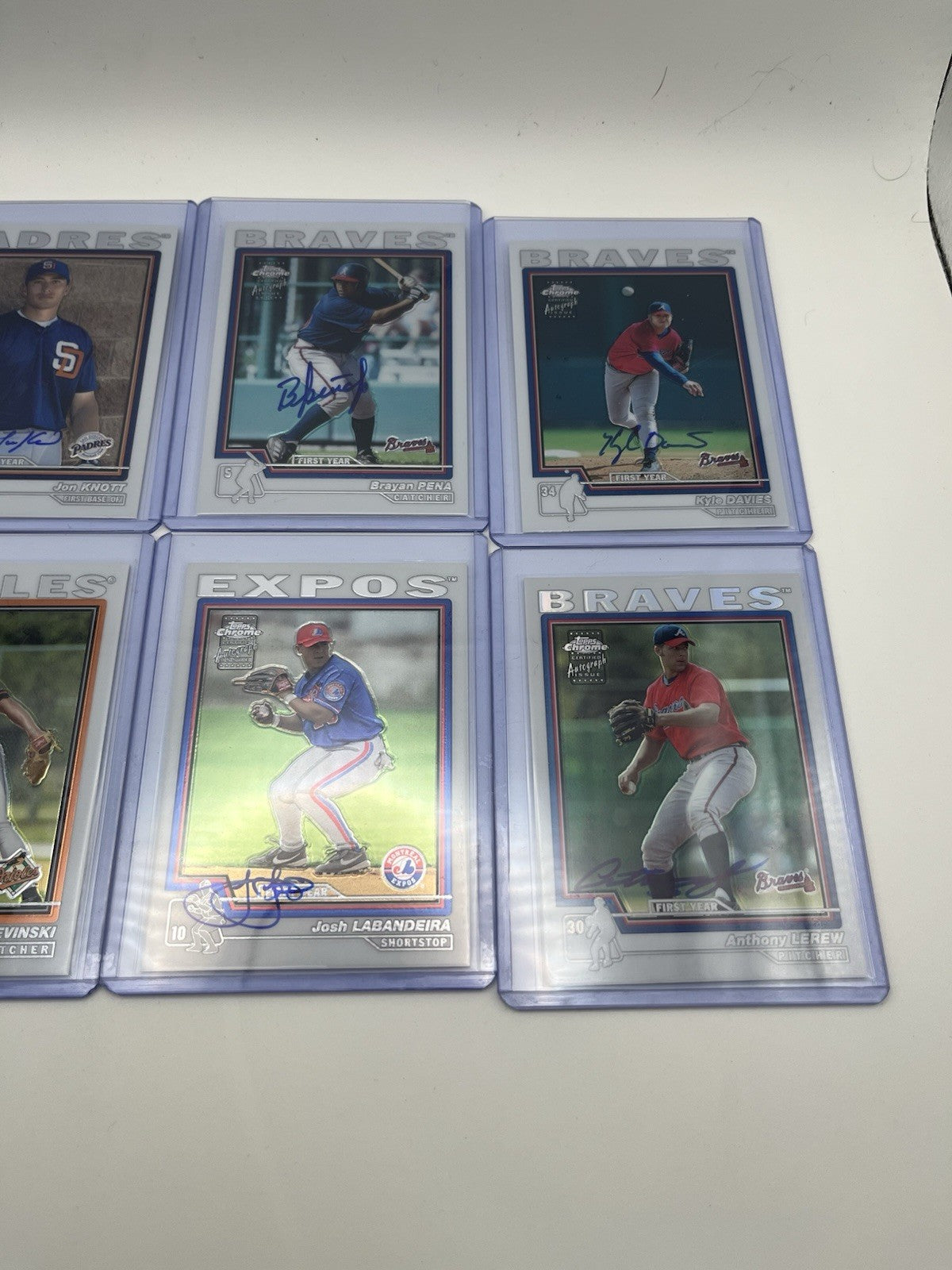 2004 TOPPS Chrome Baseball Card Lot (37)