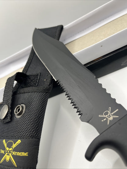 Sandstorm 18-460B 11.5”,w/Blood Groove And Saw Black Plastic Handle