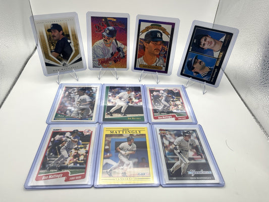 Don Mattingly Baseball Card Lot (10)