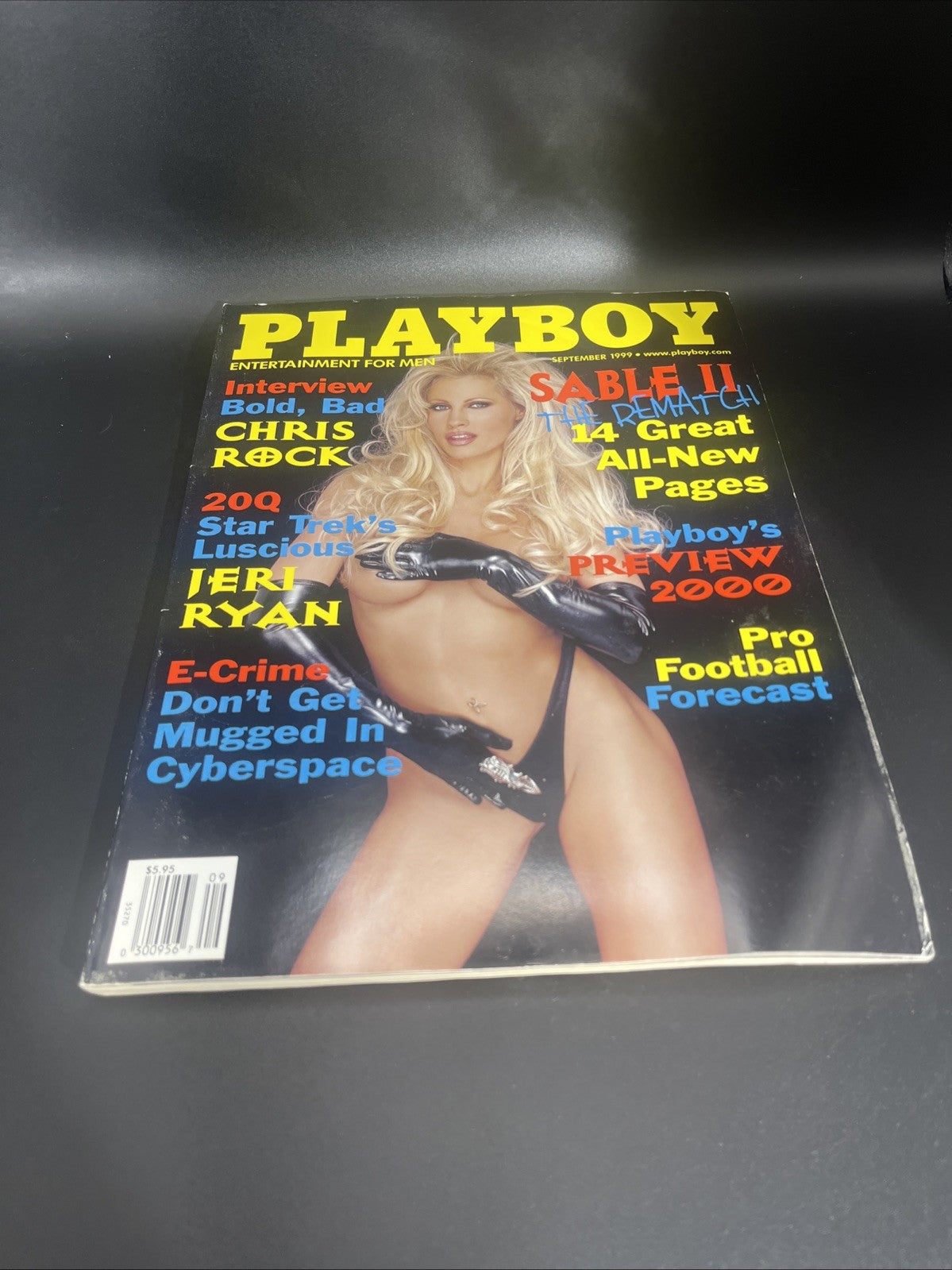 Playboy Magazine September 1999 Sable Cover Chris Rock Interview