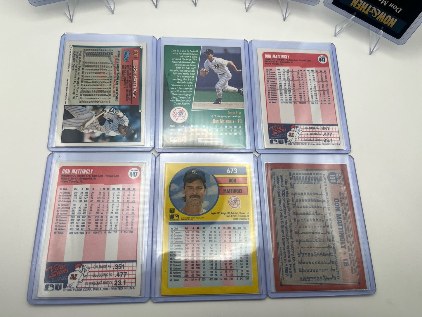 Don Mattingly Baseball Card Lot (10)