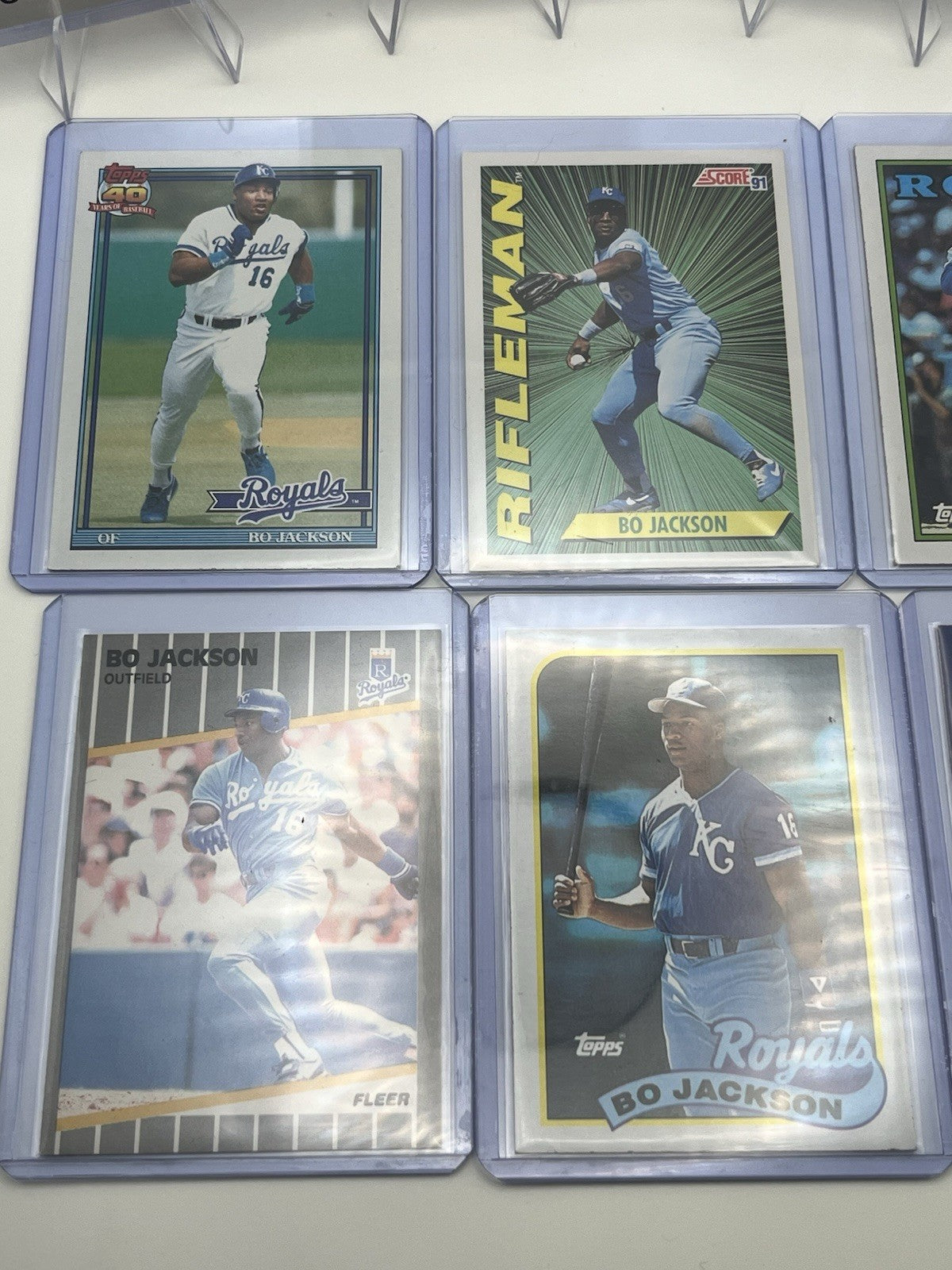 Bo Jackson Baseball Card Lot (10)