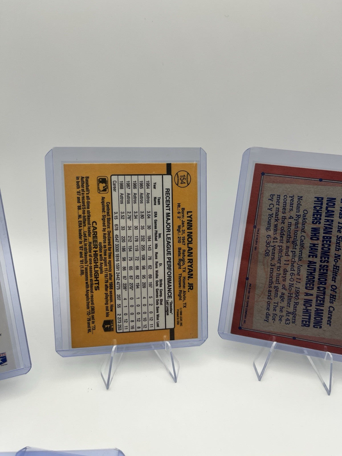 Nolan Ryan Baseball Card Lot (24)