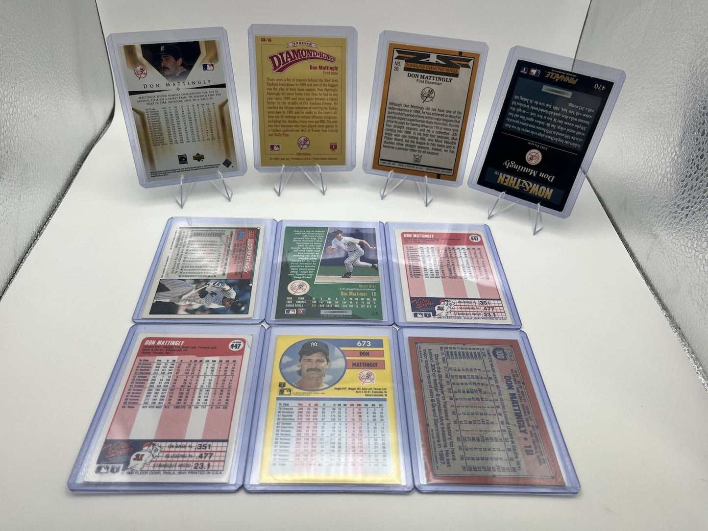 Don Mattingly Baseball Card Lot (10)