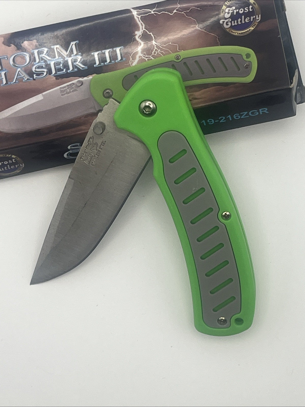 FROST CUTLERY STORM CHASER III 19-216ZGR KNIFE