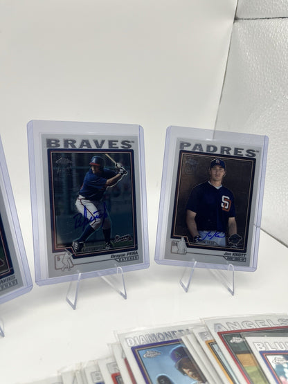 2004 TOPPS Chrome Baseball Card Lot (37)
