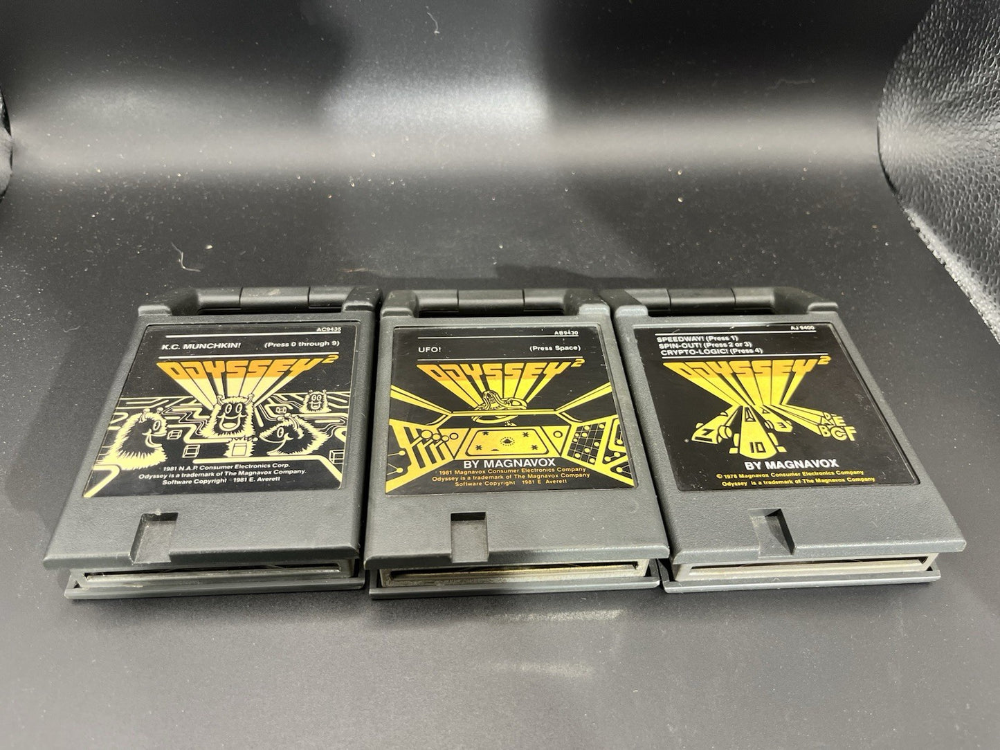 Cartridges (3) for the Magnavox Odyssey 2 console Lot