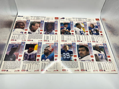 1993 McDonald's NFL Limited Edition GameDay Collector Cards Full Set All 3Sheets