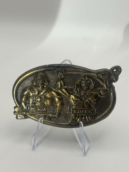 Masters Universe He-man Tv Television Show Movie Cartoon Vintage Belt Buckle