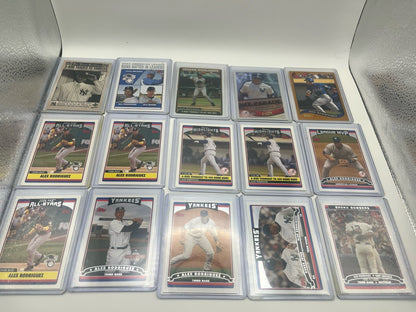 Alex Rodriguez Baseball Card Lot (164)