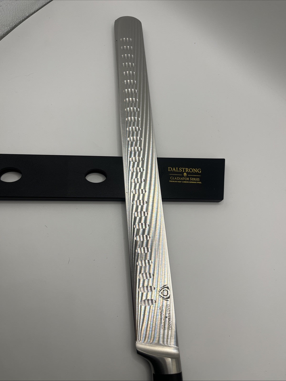 Razor Sharp 12-Inch Granton Edge Meat Carving Knife - NSF Certified Luxury Gift