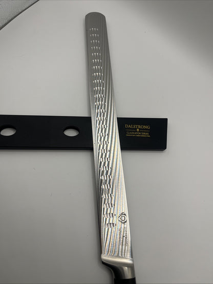 Razor Sharp 12-Inch Granton Edge Meat Carving Knife - NSF Certified Luxury Gift