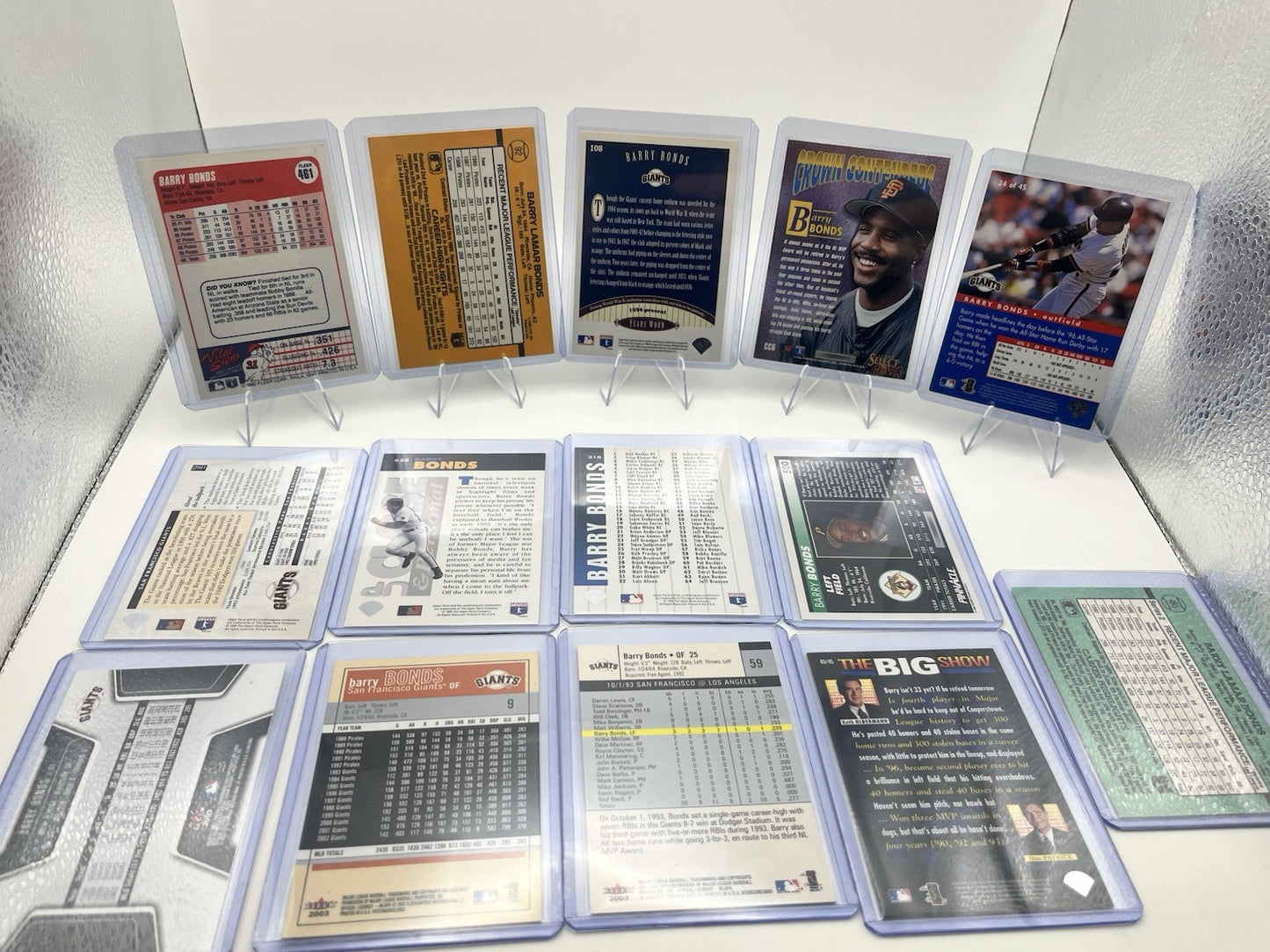 Barry Bonds Baseball Card Lot (14)