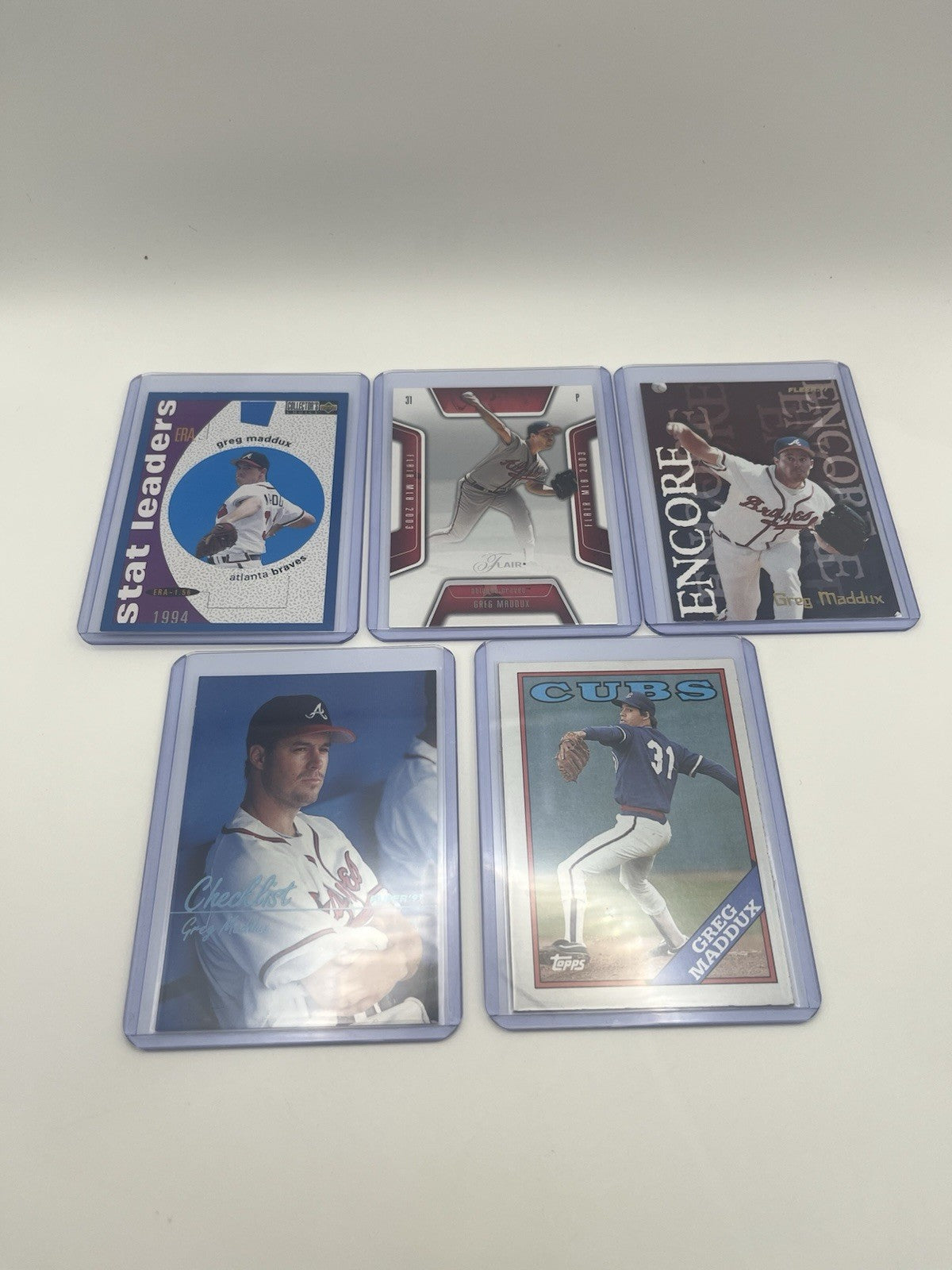 Greg Maddux Baseball Card Lot (25)