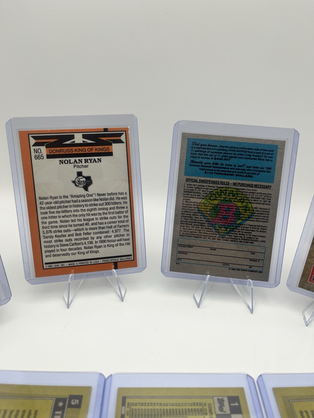 Nolan Ryan Baseball Card Lot (24)