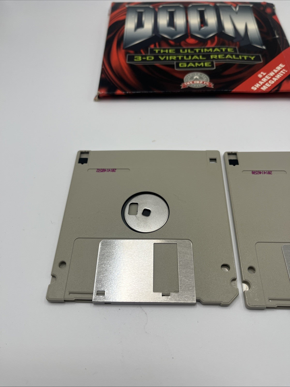 1994 Doom Ultimate 3D Virtual Reality Game Shareware (2) 3.5 Floppy Disks