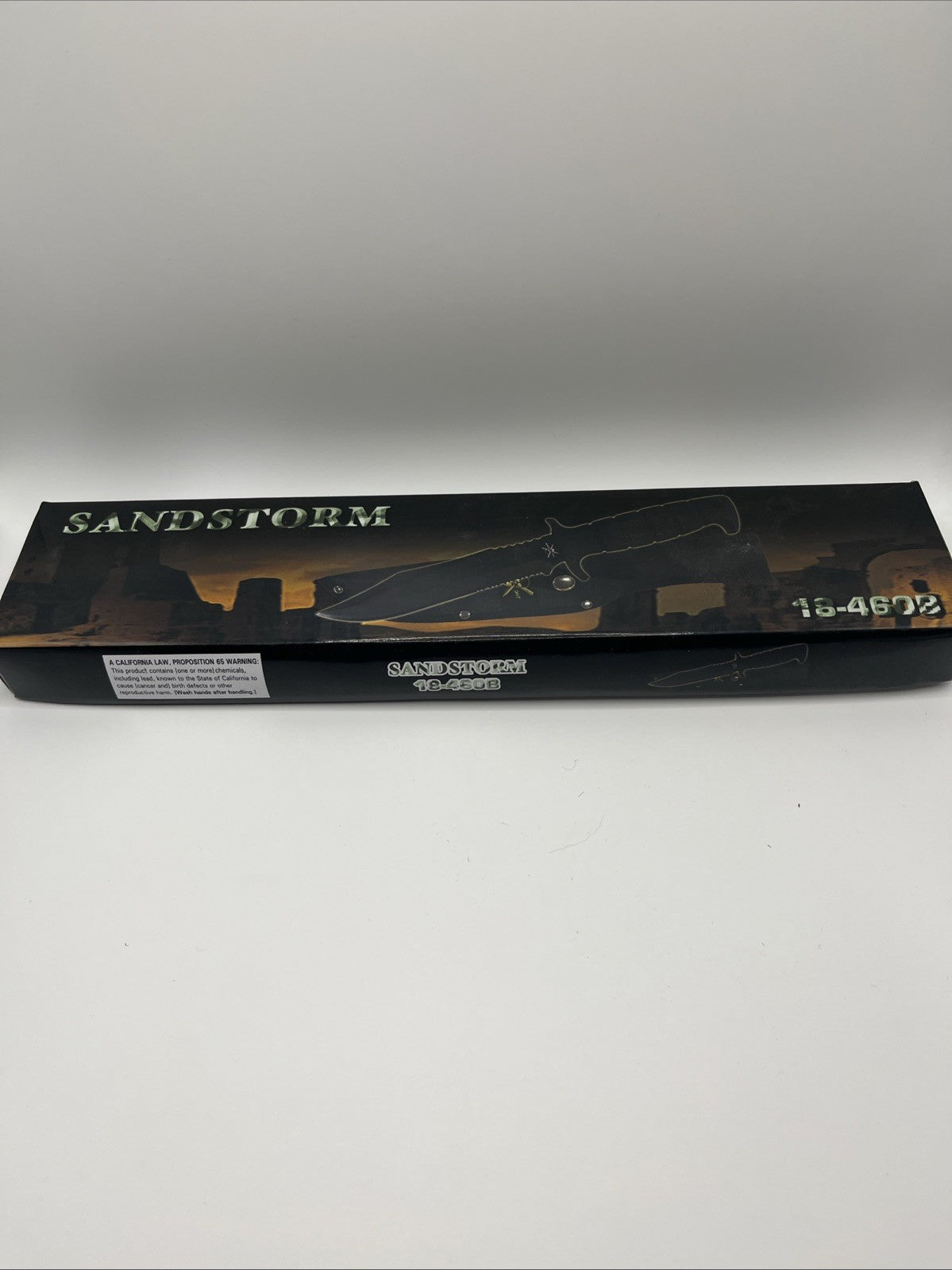 Sandstorm 18-460B 11.5”,w/Blood Groove And Saw Black Plastic Handle