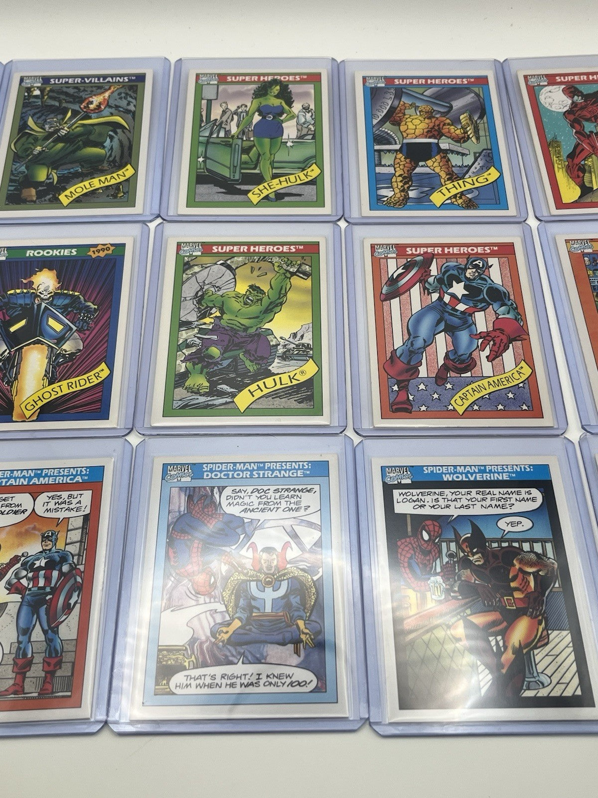 1990 Marvel Trading Card Lot (70)
