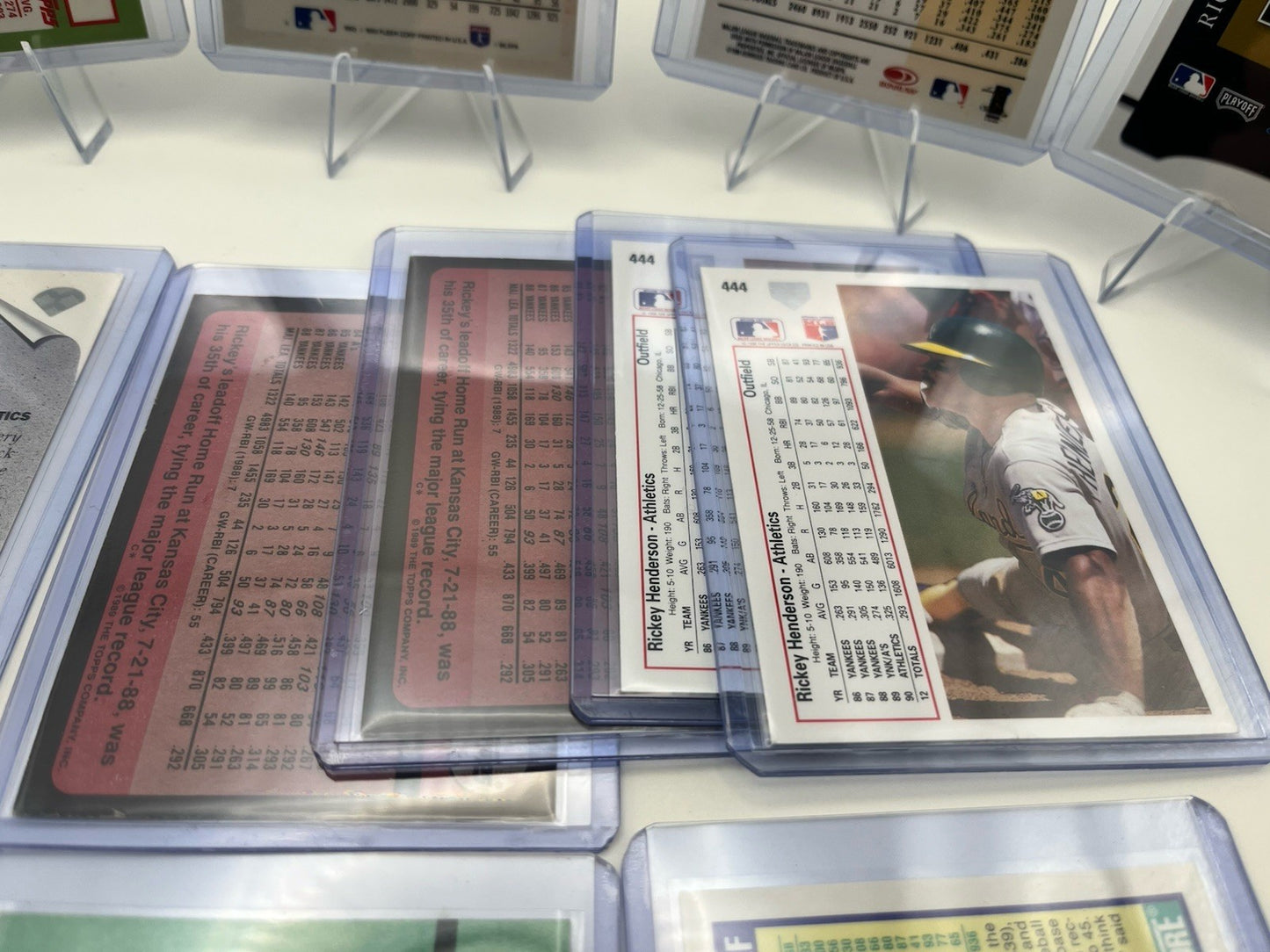 Ricky Henderson Baseball Card Lot (14)