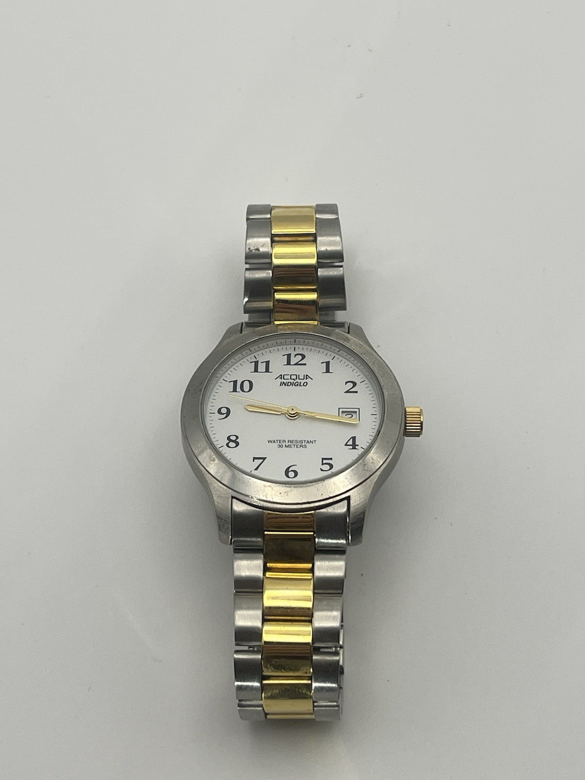 acqua indiglo watch 35mm, Stainless Steel