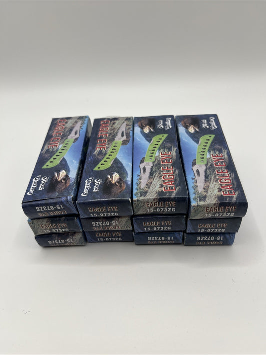 Frost Cutlery 3" Mini EAGLE EYE Green Pocket Lockback KNIFE.